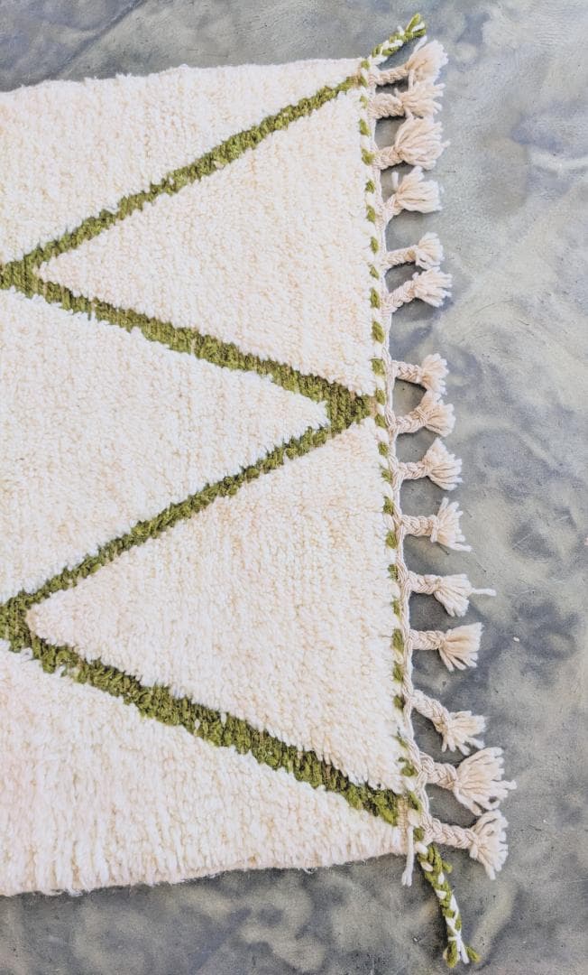 新品/未使用/1点物モロッコラグ-ベニワレン-No.16 101.5×146cm