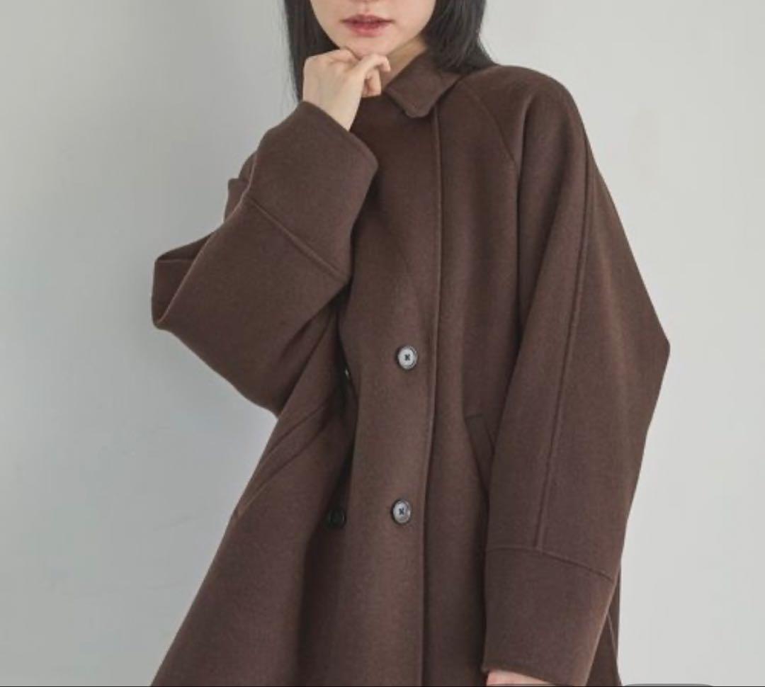 【美品】A part by カシープミドルジャケットコート/ブラウン/FREE