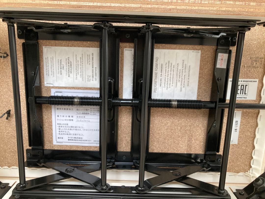 【おに】電子ピアノ用　椅子 メトロノーム 防音マット セット