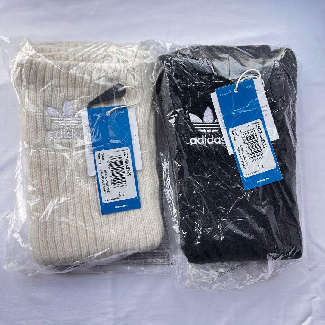 【先着1名様】adidas アディダス レッグウォーマー セット販売 黒・白