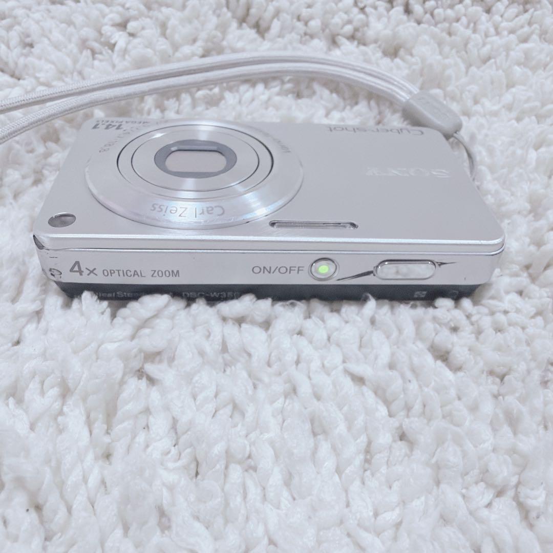 SONY サイバーショットDSC-W350 デジカメ コンデジ 本体 シルバー