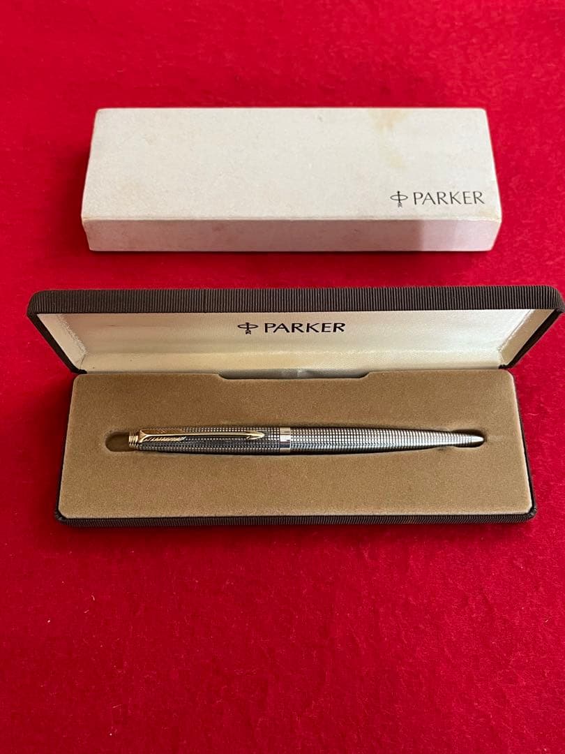 パーカーボールペン75 シズレ スターリングシルバーケース付‼️美品‼️