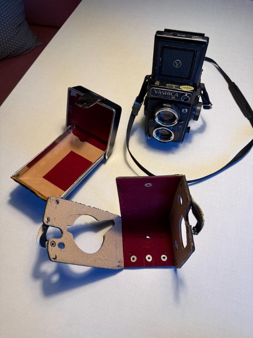 Yashica Mat 124G 二眼レフ 中判カメラ ケース付 動作品