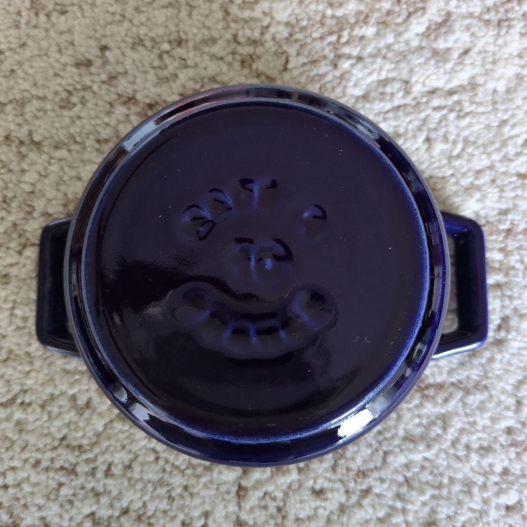 STAUB　ミニラウンドココット　10cm　グランブルー　廃盤