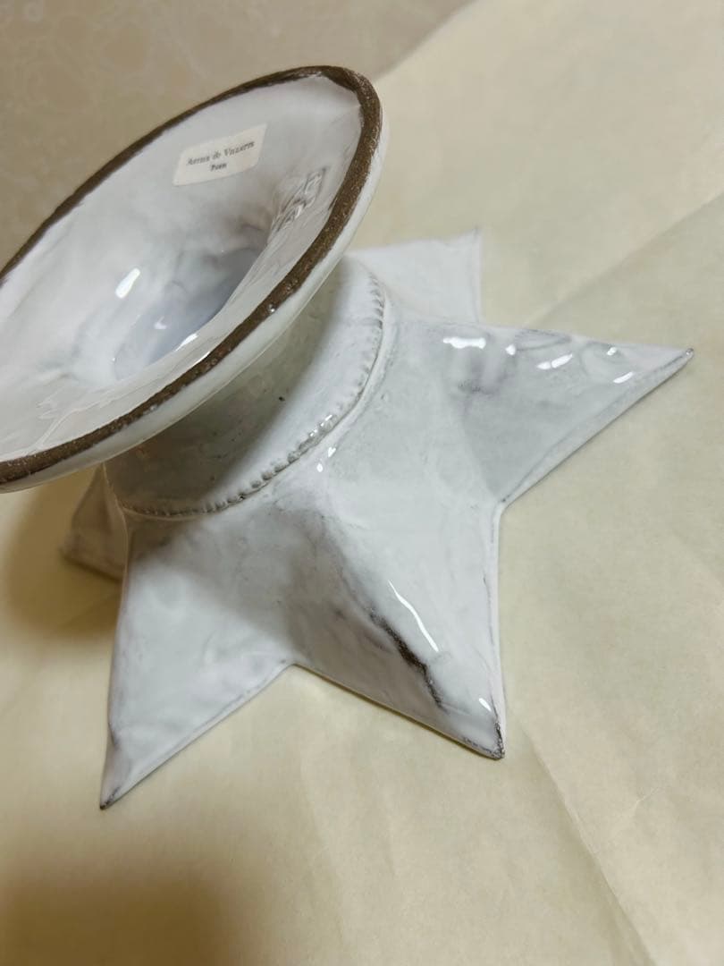 アスティエドヴィラット　エトワール　コンポート皿　台皿　アスティエ　星　星型