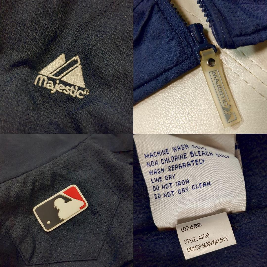 ヤンキース マジェスティック ブルゾン L ヴィンテージ スタジャン ジャケット