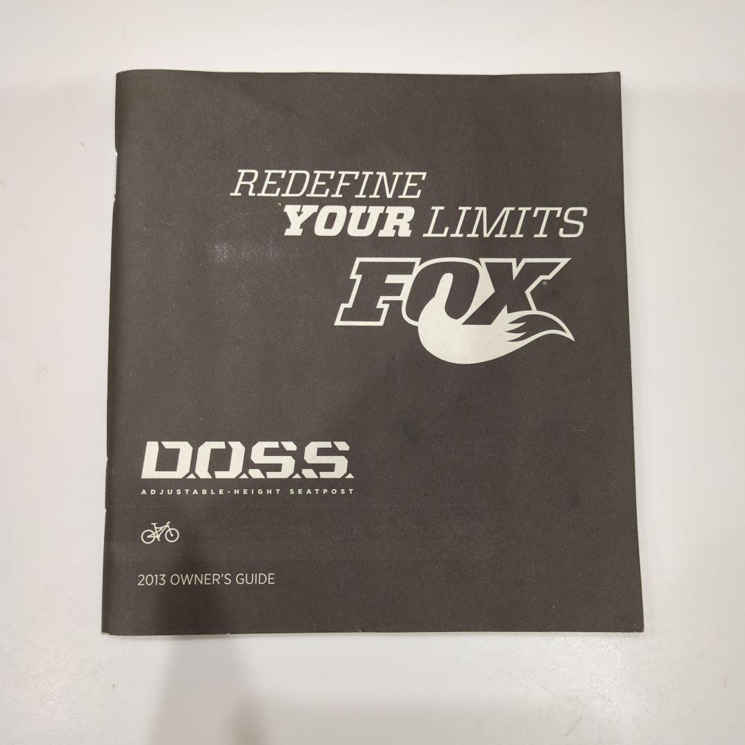 FOX D.O.S.S. ドロッパーシートポスト 31.6mm / 100mm