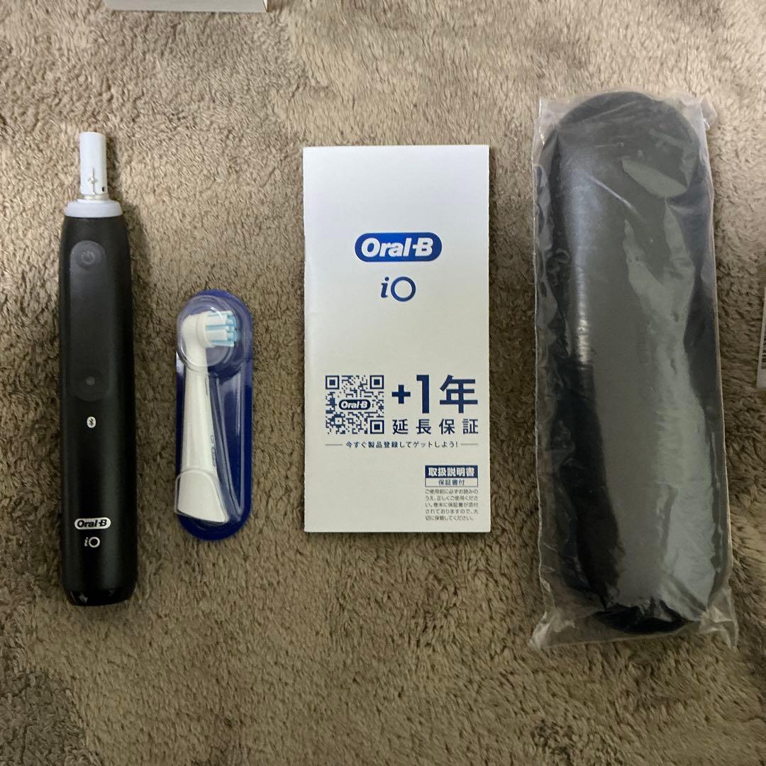 オーラルB io5 マットブラック 中古 美品 動作確認済み　保証書付き