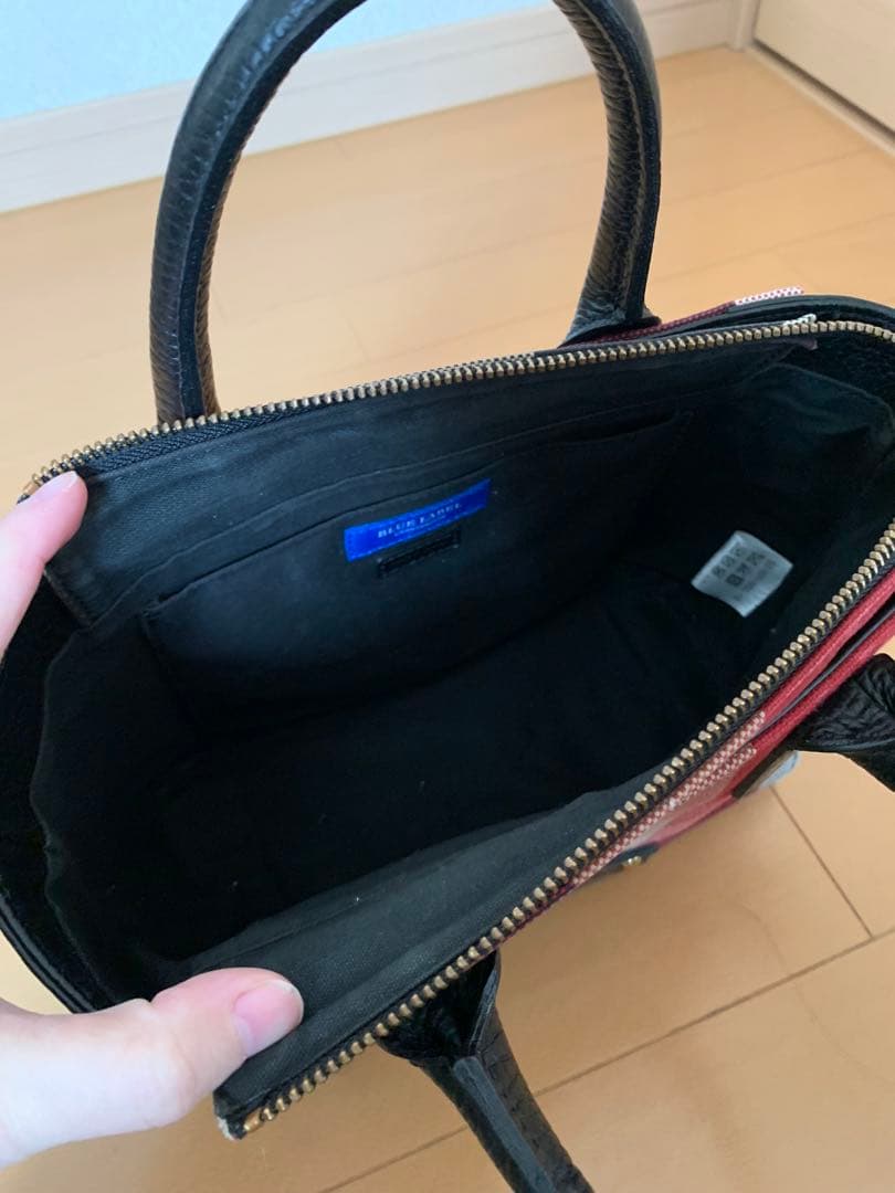 BLUE LABEL CRESTBRIDGE チェック柄ハンドバッグ