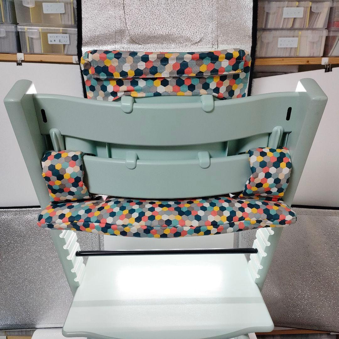 ストッケ　トリップトラップ　モスグリーン　ベビーセット　SN6