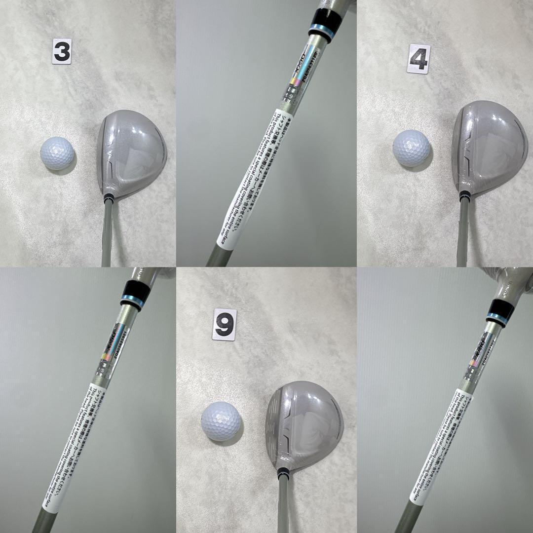 新品ゼクシオ12 MP1200L ホワイトレディース 3W 4W 9W 3本