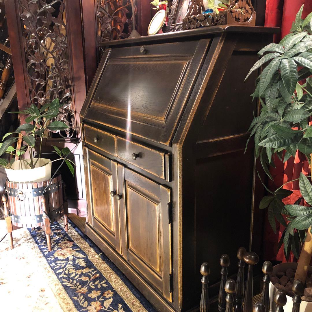 Sale 国産ヴィンテージ 北海道　旭川　近藤工芸　ライティングビューロー