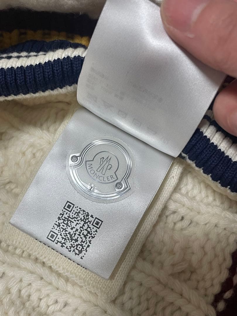 モンクレール ジーニアス × パームエンジェルス ケーブル ニット ベスト