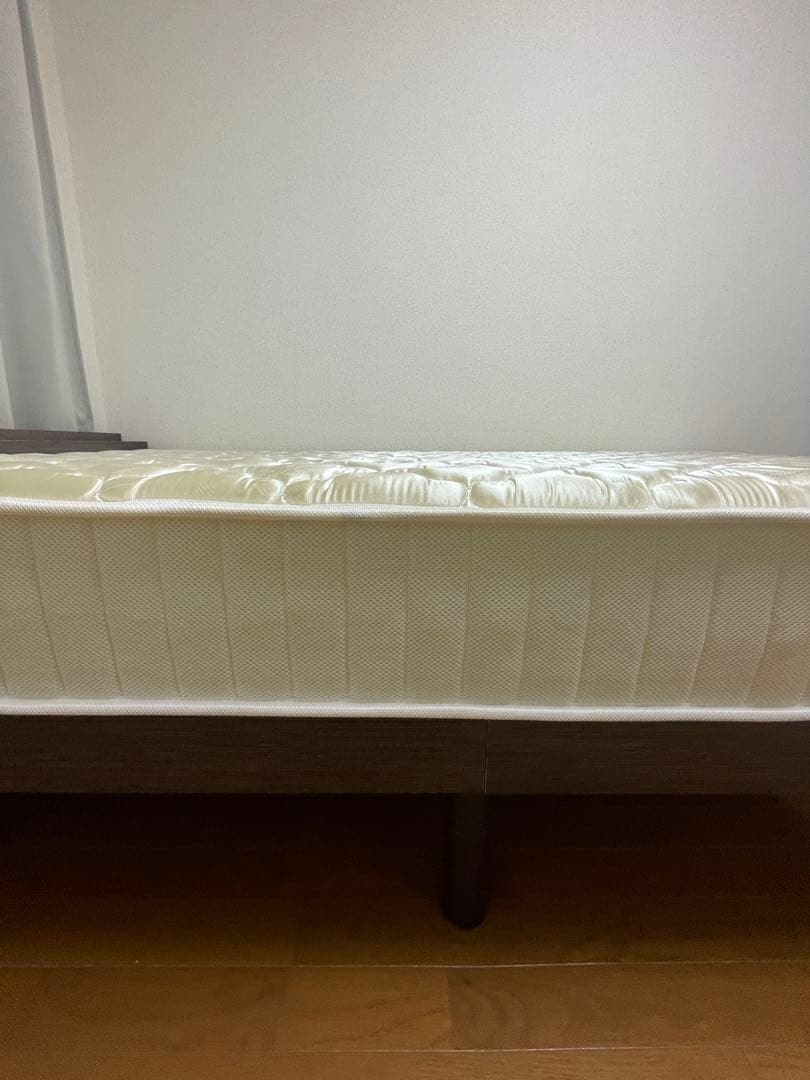 美品 木製スノコベッド セミダブル マットレスセット
