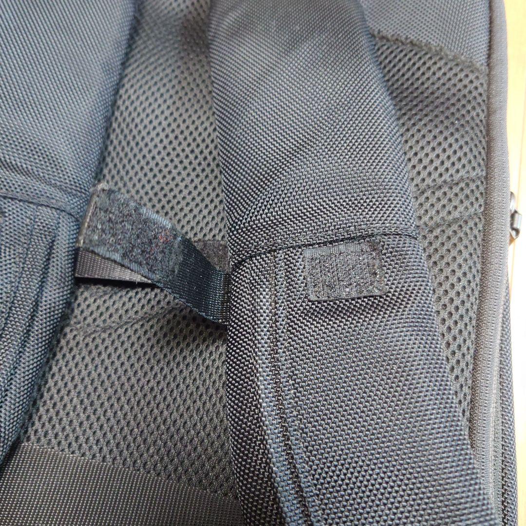 【美品】ace製　ブラックナイロンビジネスリュック