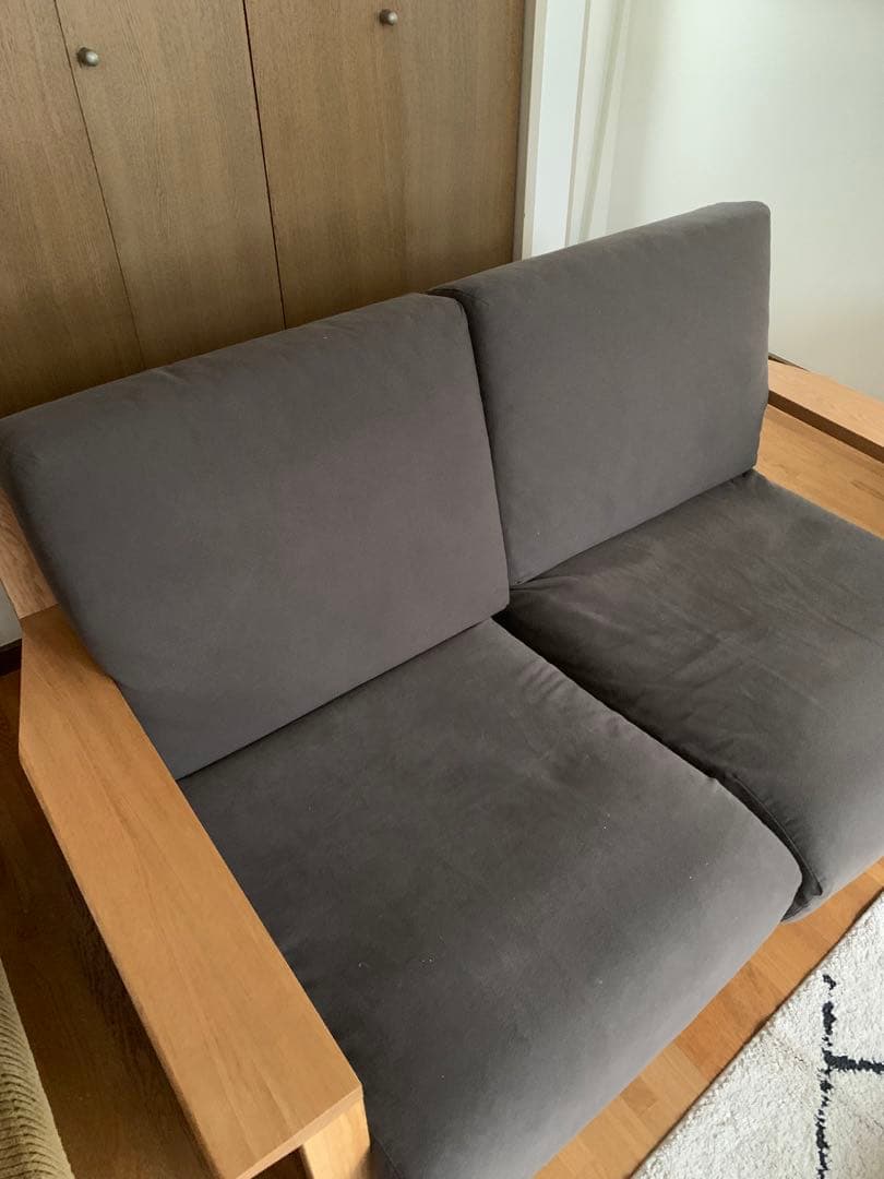 無印良品　ウレタンポケットコイル2シーター