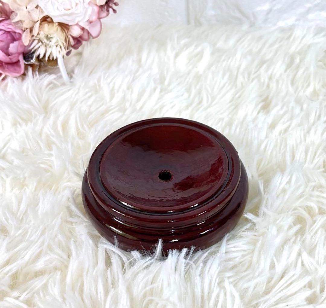 【大玉】ローズクォーツ 球体 6.2kg クラック水晶 スフィア 木製台座付き