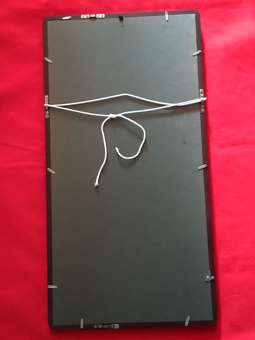 野口幽谷/牡丹水墨画額