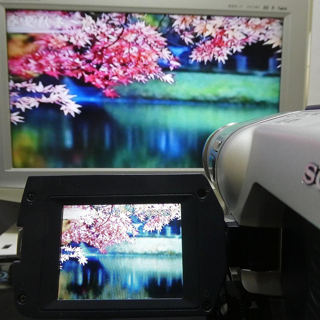 動作良好 Hi8ソニー CCD-TRV106 8ミリビデオカメラ DVD化に最適