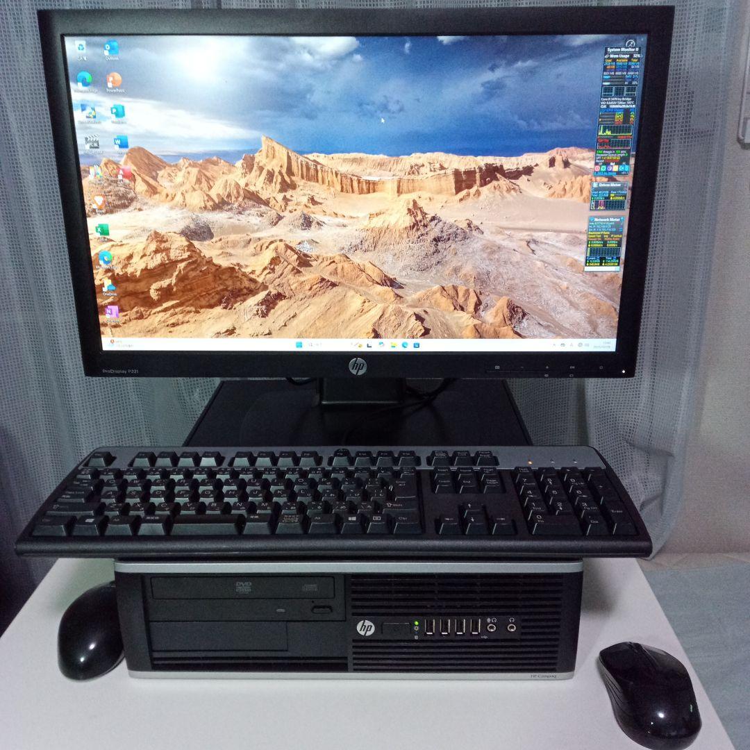 【SSD,Office搭載】Win11/i5/8GB/SSD240GB PC一式