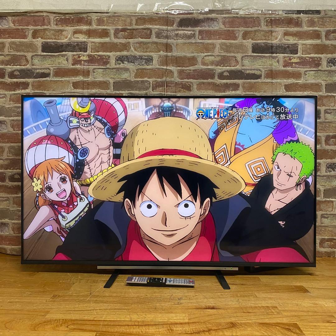 東芝 50V型 4Kチューナー内蔵 液晶テレビ レグザ 50M530X W録画○
