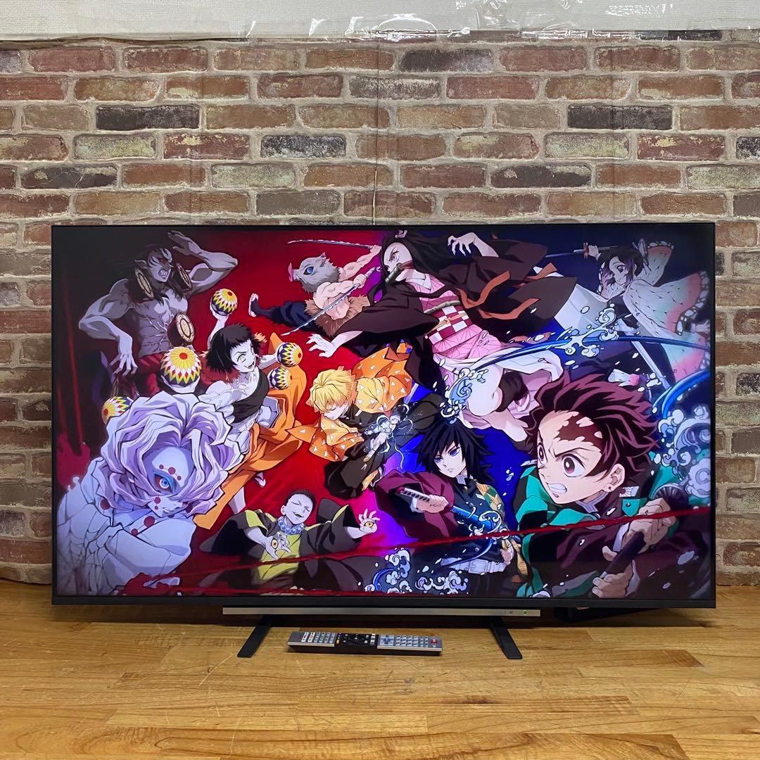 東芝 50V型 4Kチューナー内蔵 液晶テレビ レグザ 50M530X W録画○