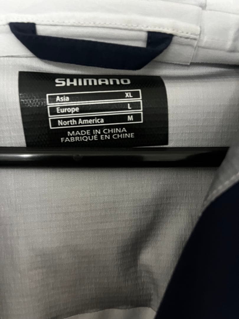 SHIMANO ネイビー レインウェア XL