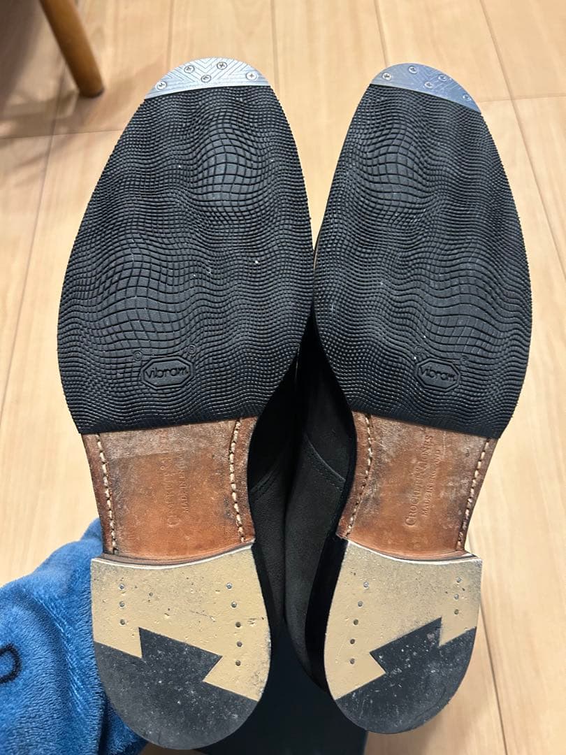 CROCKETT&JONES ビームスF 別注　スエード　シングルモンクシューズ
