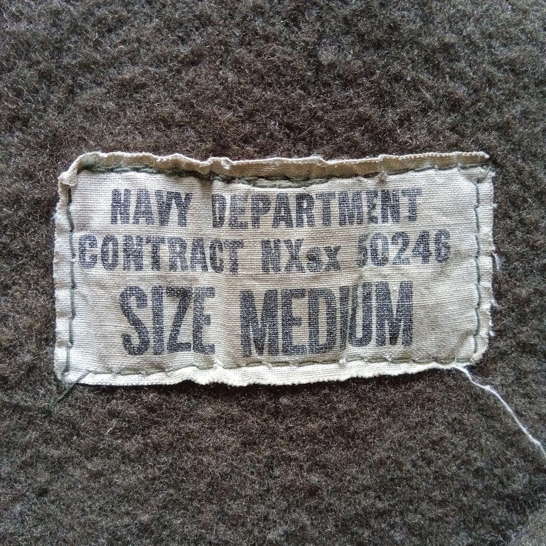 40s　ビンテージ　U.S.N　N1　デッキパンツ　トラウザー カーキ色