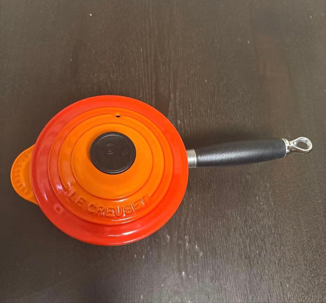 LE CREUSET　ルクルーゼ ソースパン オレンジ　片手鍋　16cm