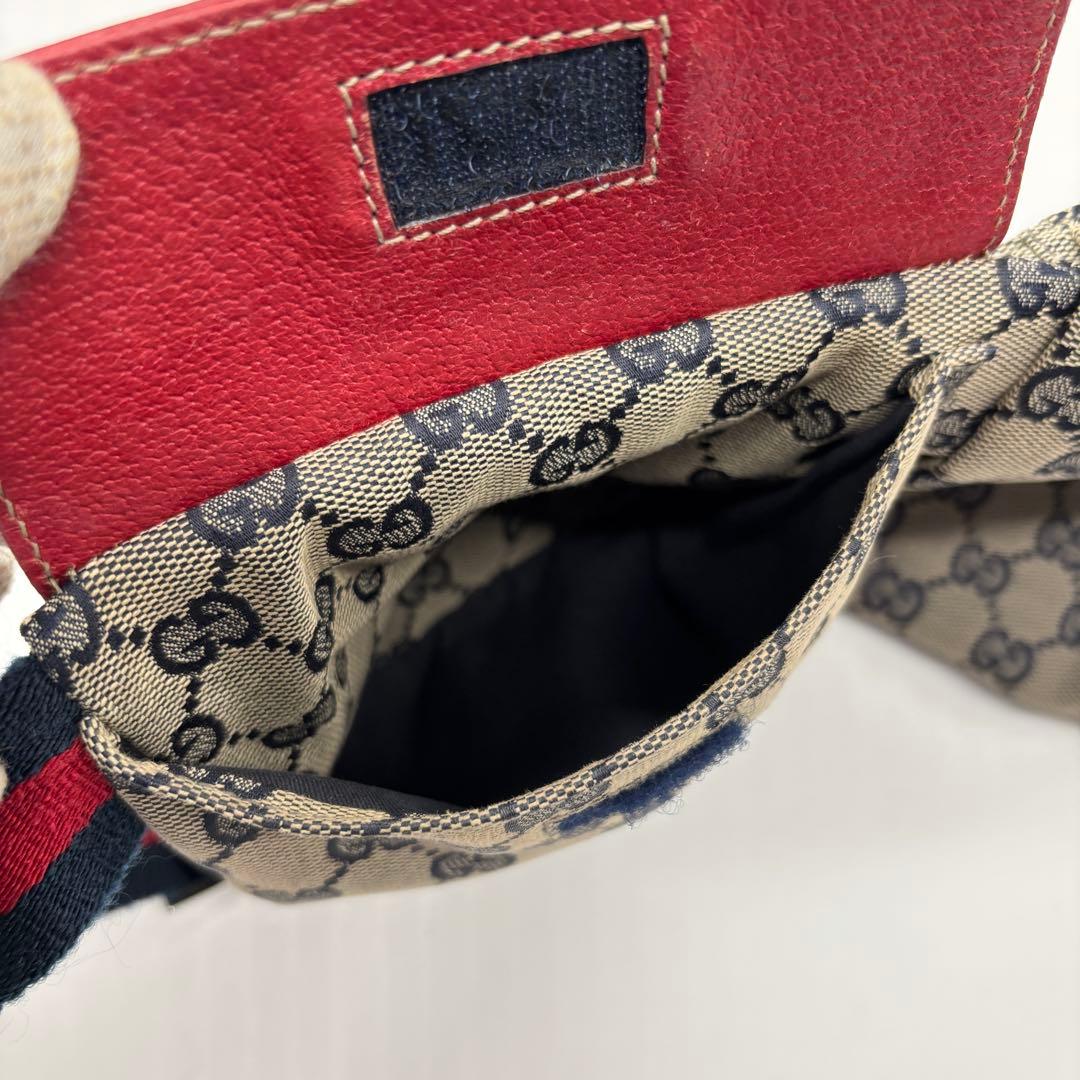 美品 ✨ GUCCI シェリーライン ボディバック ウエストポーチ