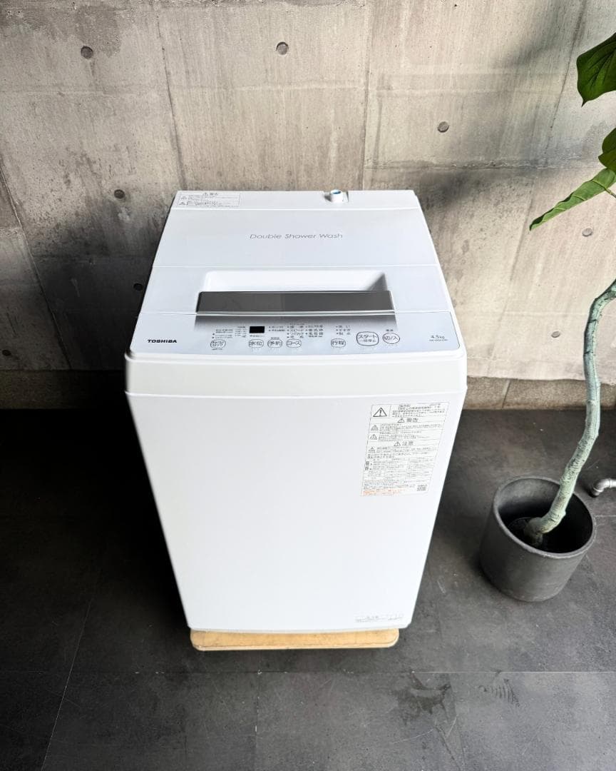 設置まで✨TOSHIBA 一人暮らし用洗濯機 4.5kg✨ 2022年製⭕️