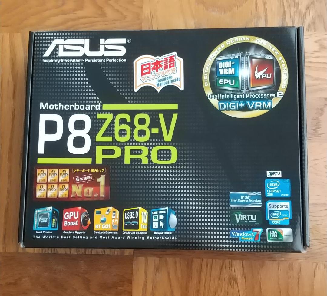 【動作確認済】 P8Z68-V PRO+i7-2600K+メモリ24GB セット