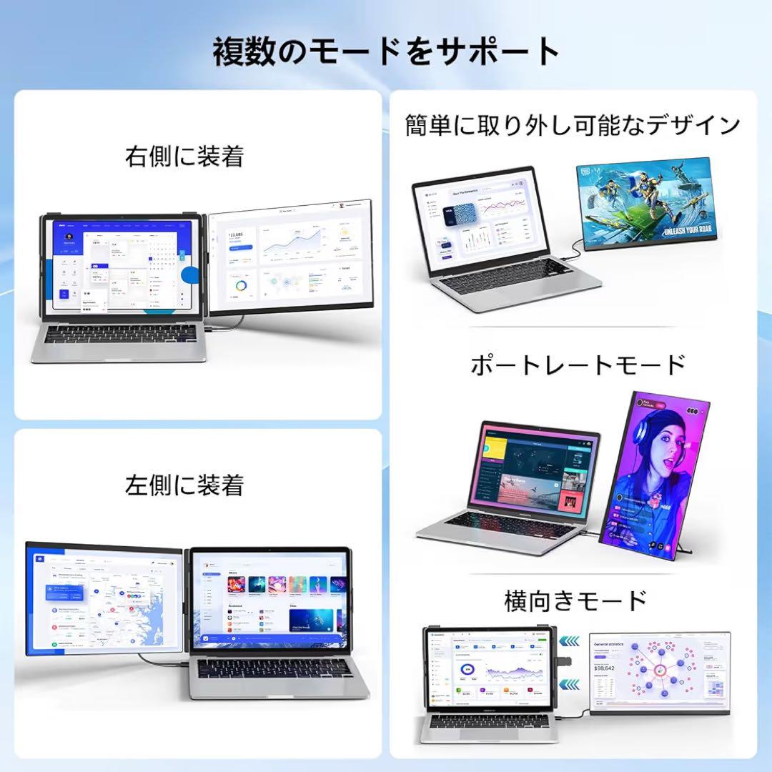 P5 デュアルモニター 15.6インチ モバイル pc モニター IPS