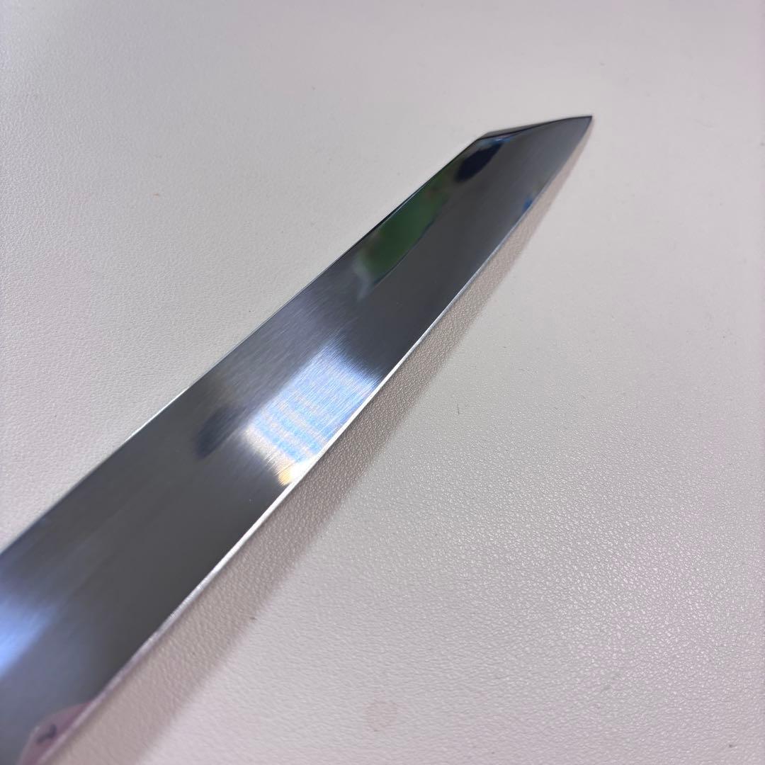 柳刃包丁 9寸 270mm 鏡面 切付柳刃包丁 鏡面　八角柄 刺身包丁༠༩