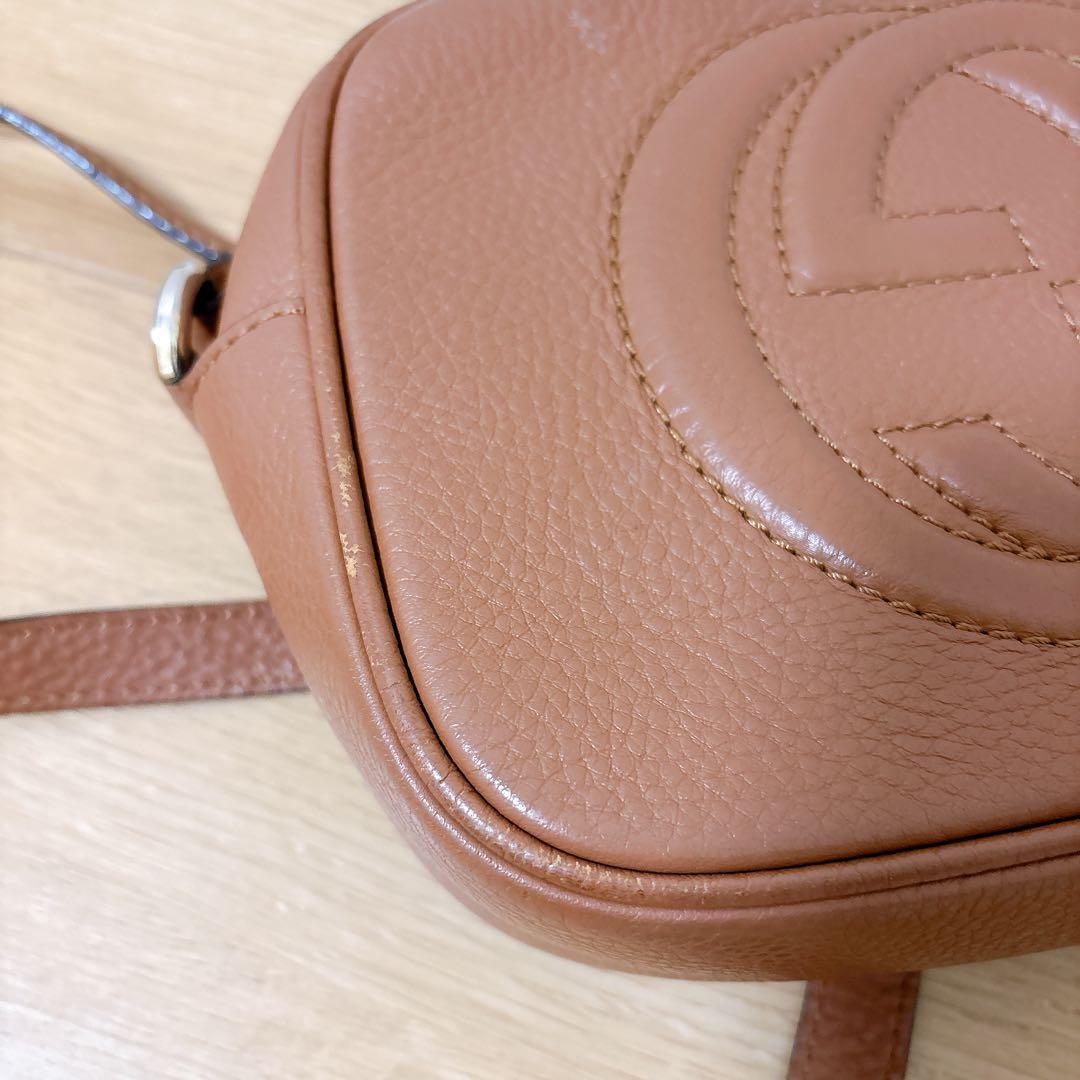 GUCCI SOHO ブラウン ショルダーバッグ