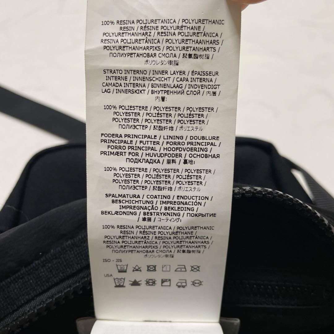 STONE  ECONYLショルダーバッグ BLACK