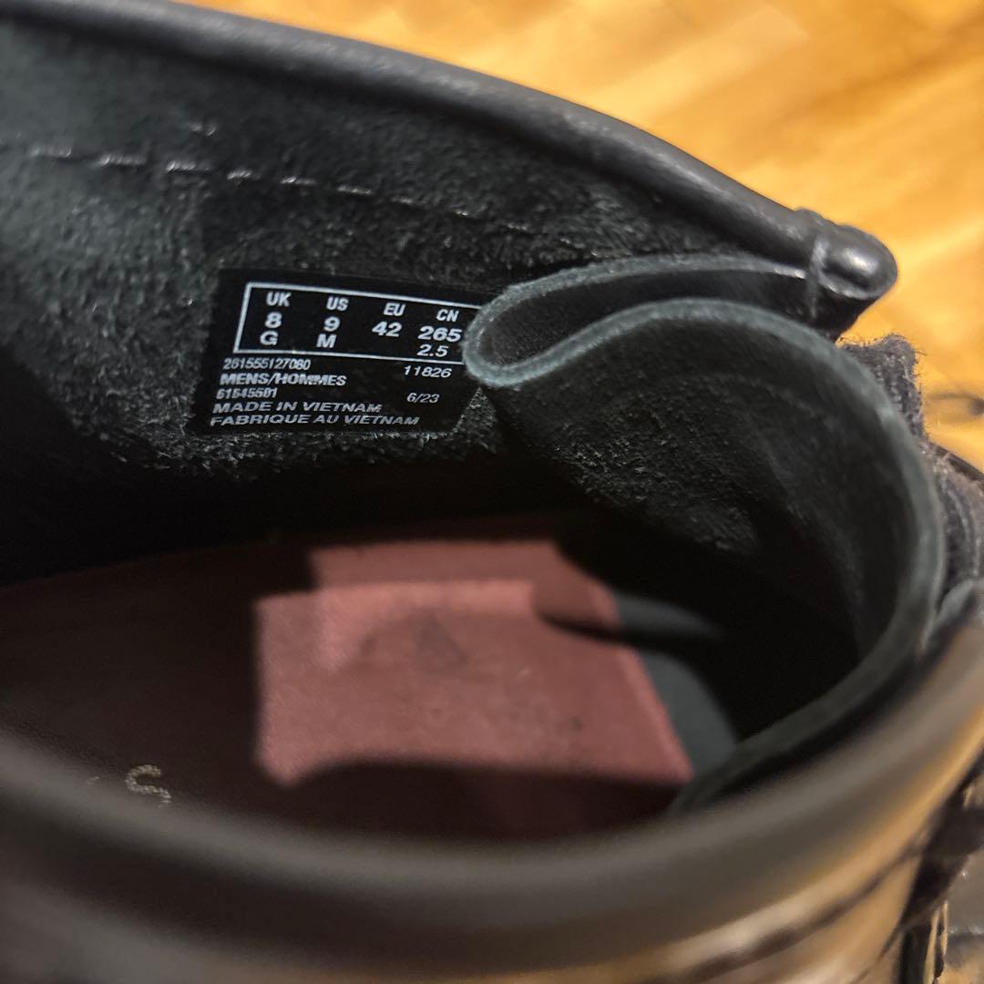 靴 Clarks / Wallabee Boot Leather BLACK