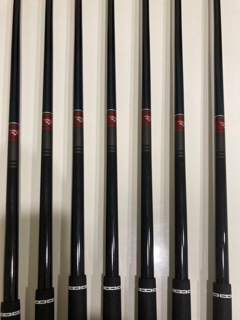 美品　7本セット タイトリスト　T350 アイアンTENSEI RED カーボン