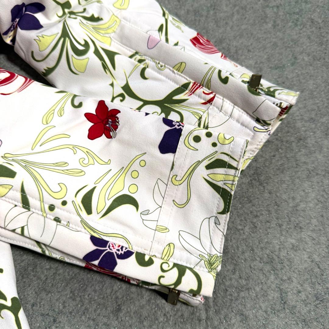 【未使用級】SOS スキーウェア つなぎ 花柄 38 レディース