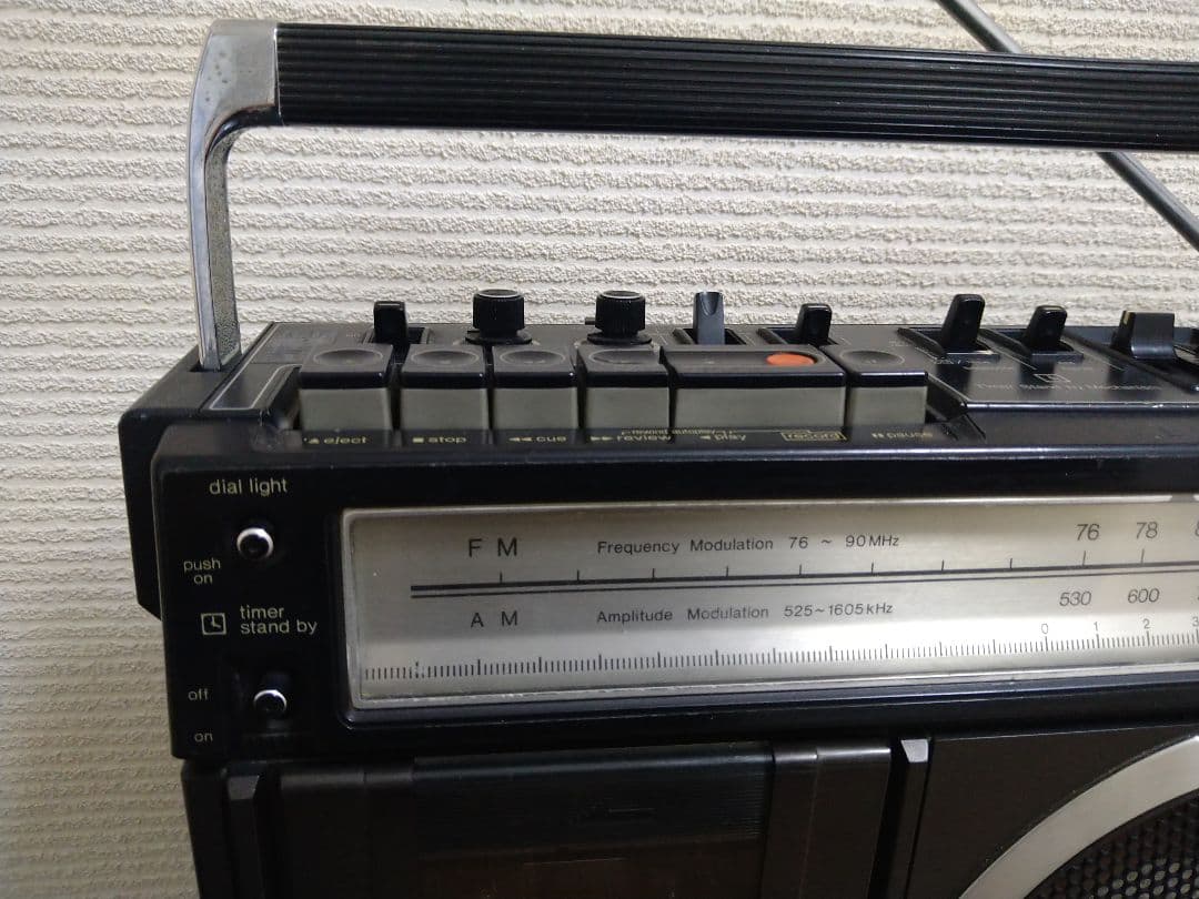 【昭和レトロ】ナショナル　ラジカセ　National　RQ-568