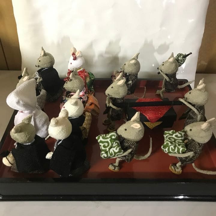 ちりめん細工　ねずみの嫁入りオーダー受付中