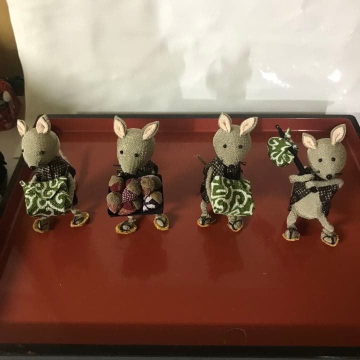 ちりめん細工　ねずみの嫁入りオーダー受付中