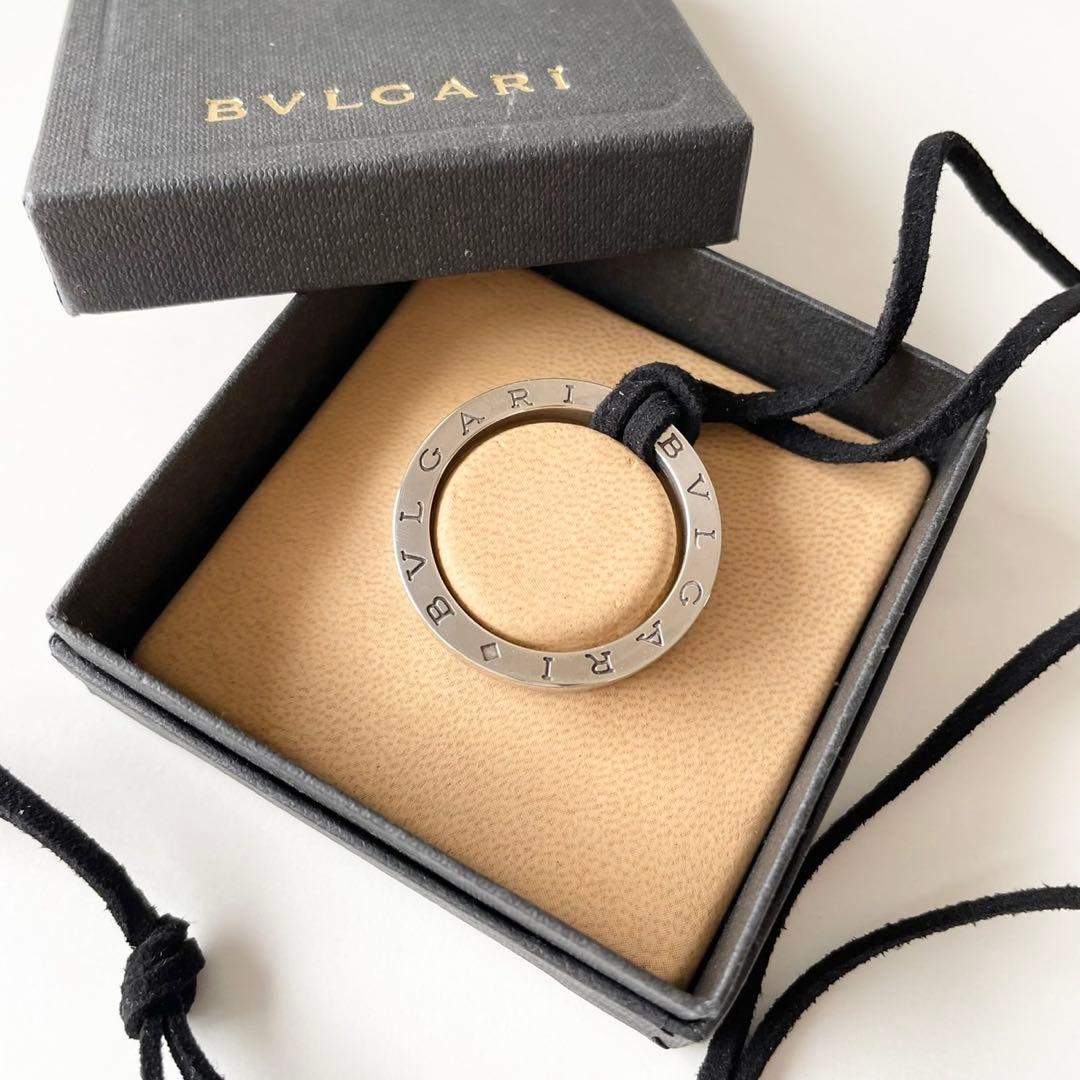 【新品・保管品】紐付き BVLGARI ブルガリ・ブルガリ キーリング
