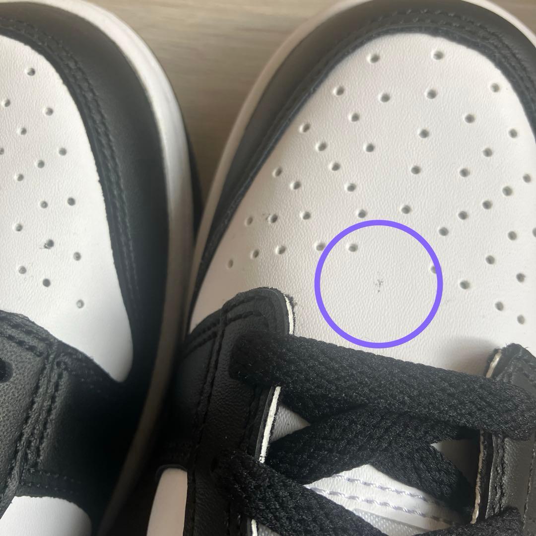 新品未使用 NIKE ナイキ ダンク ロー パンダ ジュニアシューズ25cm