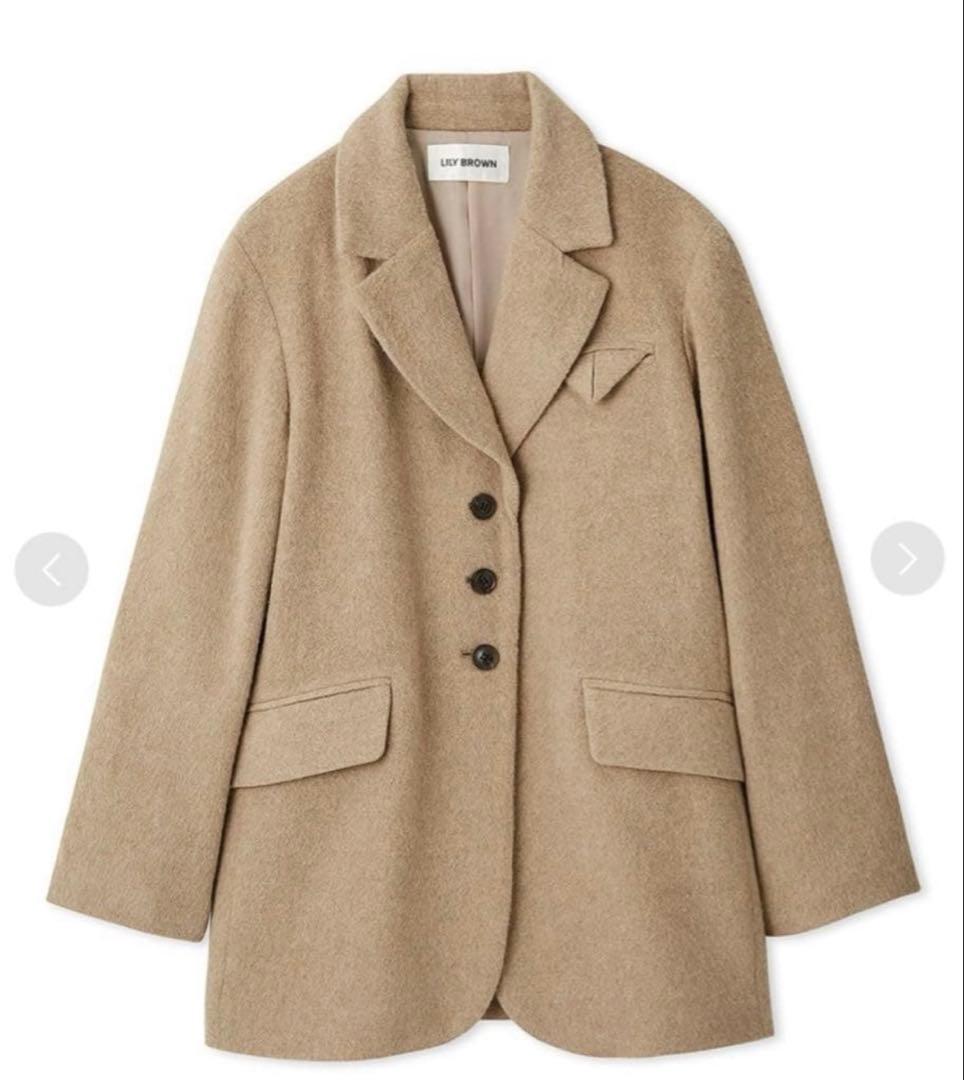 Lilybrown リリーブラウン シャギーオーバージャケットコート