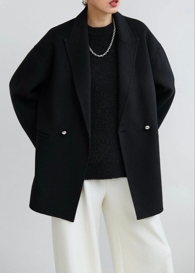 最終値下げ【美品】HAUNT ピーコート L BOTTON P COAT