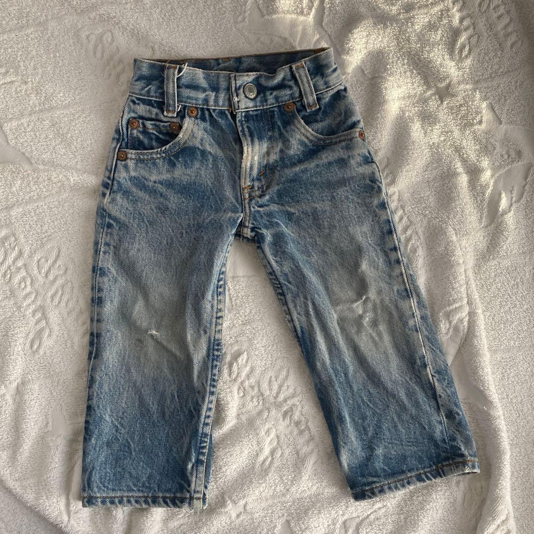リーバイス　302 キッズ　ベビー　80 ビンテージ　Levi's デニム