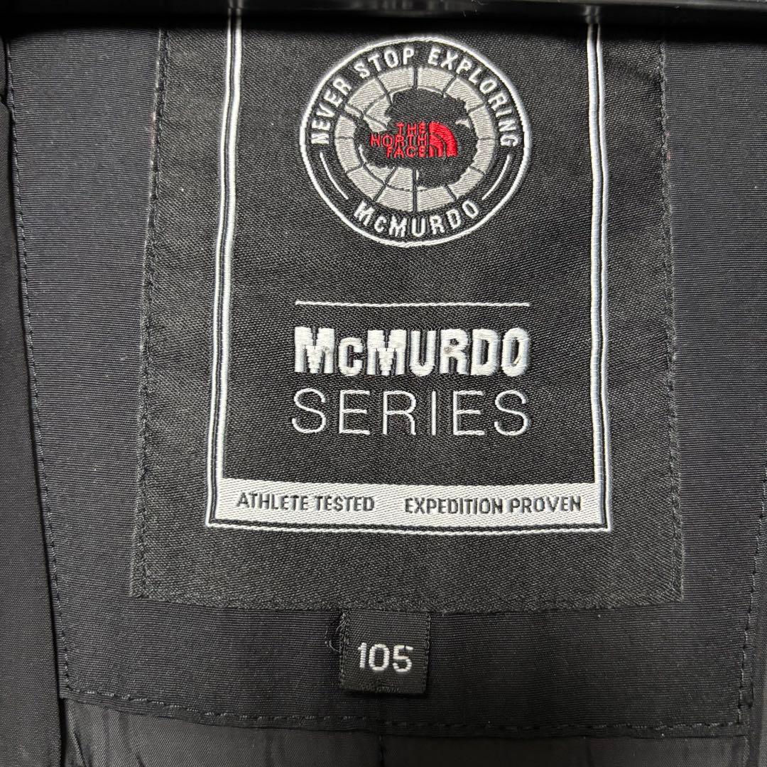 超美品 ノースフェイス マクマード ロングダウン ブラック XL