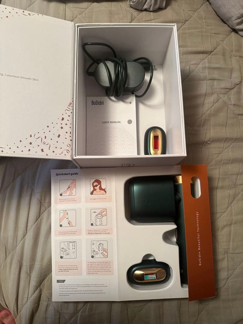 【特価】BoSidin 家庭用脱毛器 グリーン